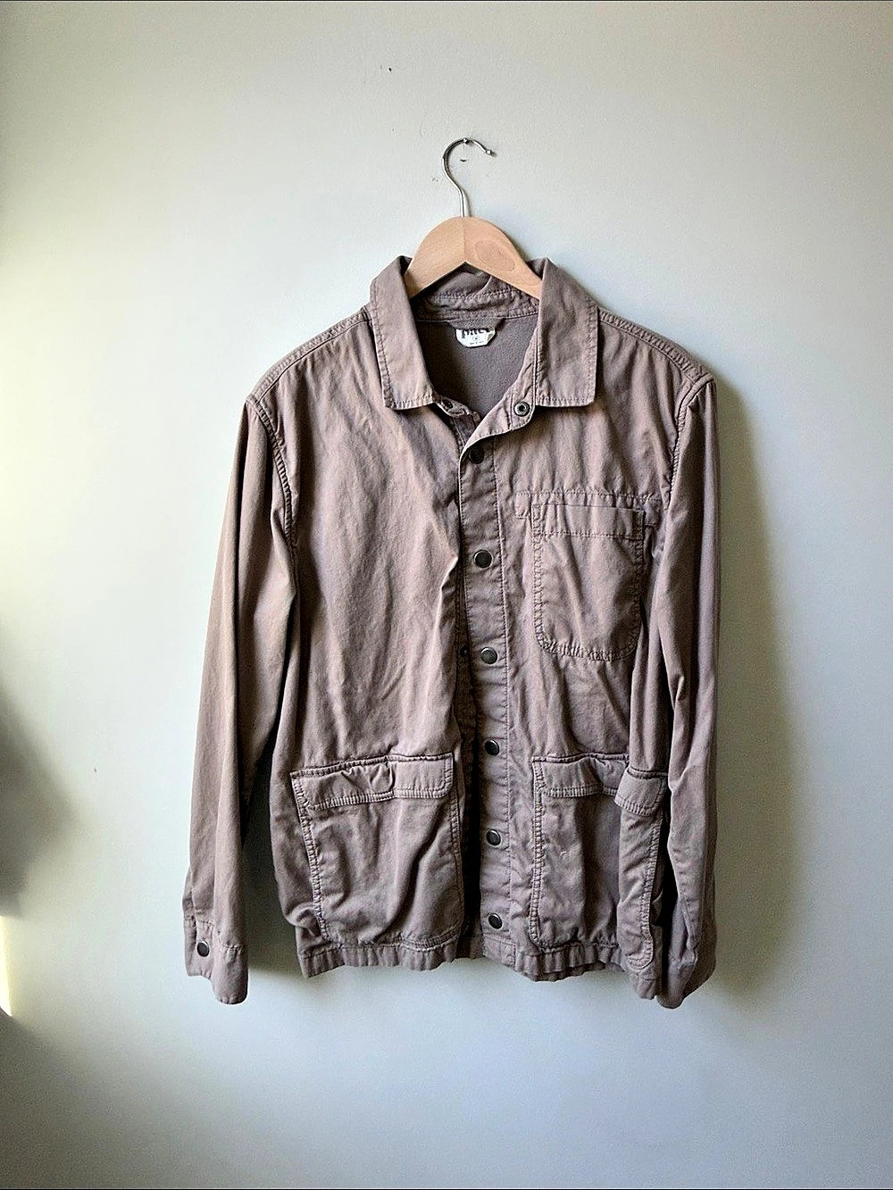 Pact Organic Cotton Brown Jacket M